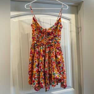 Princess Polly Barrett Floral Size 0 Coquette Feminine Mini SunDress Flowy Light